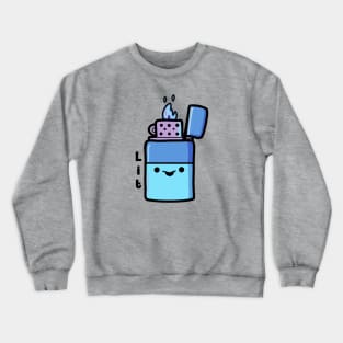 Little Blue Lighter Crewneck Sweatshirt